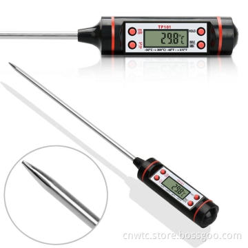 Digital Food Thermometer TP101: Accurate Kitchen and BBQ Temperature Gauge